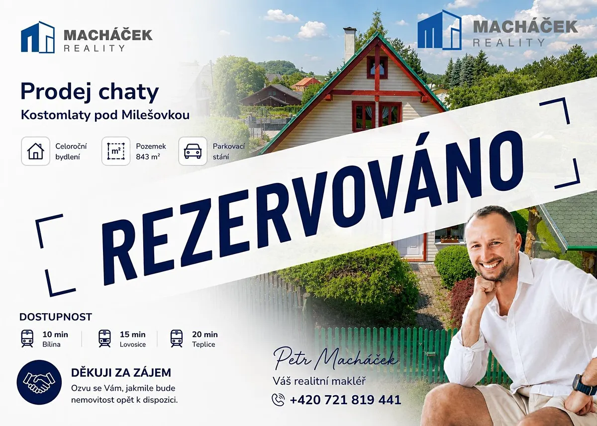 Prodej chaty 90 m², pozemek 843 m²